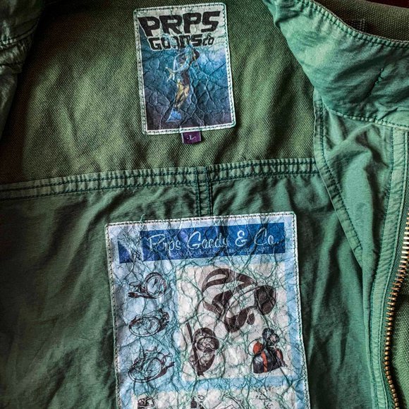 PRPS GOODS & Co Zip Up Men's Utilitarian Jacket Jacket NWOT Large - Picture 7 of 13